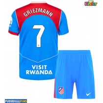Atletico Madrid Antoine Griezmann #7 3rd trikot Kinder 2025-26 Kurzarm (+ Kurze Hosen)